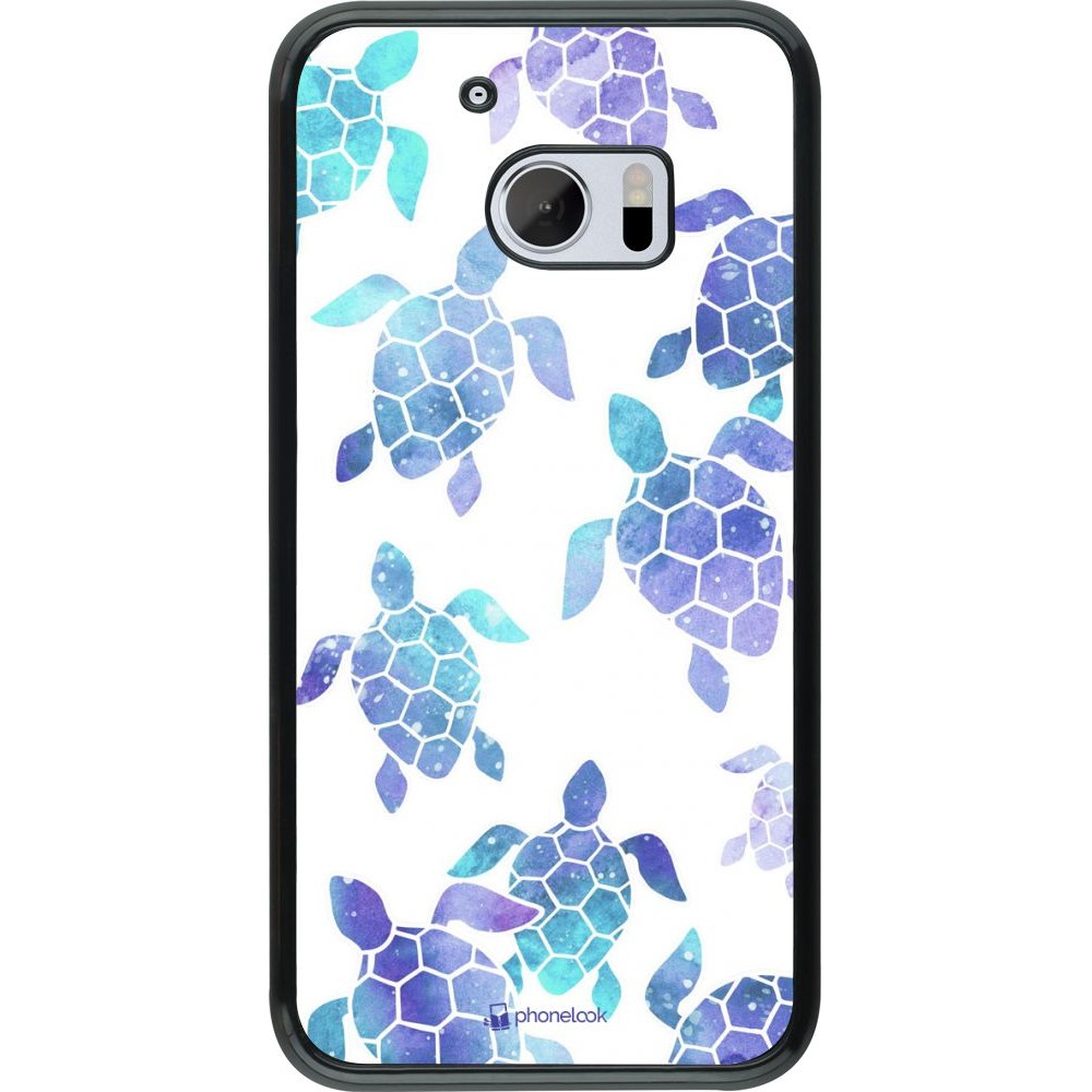 Coque HTC 10 - Turtles pattern watercolor