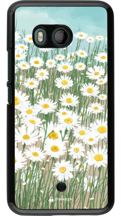 Coque HTC U11 - Flower Field Art