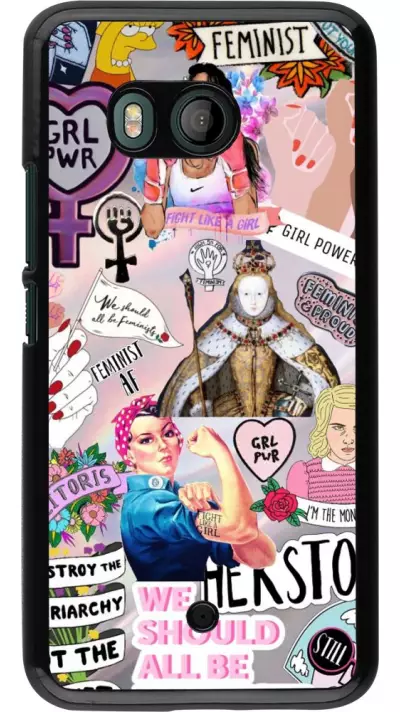 Coque HTC U11 - Girl Power Collage