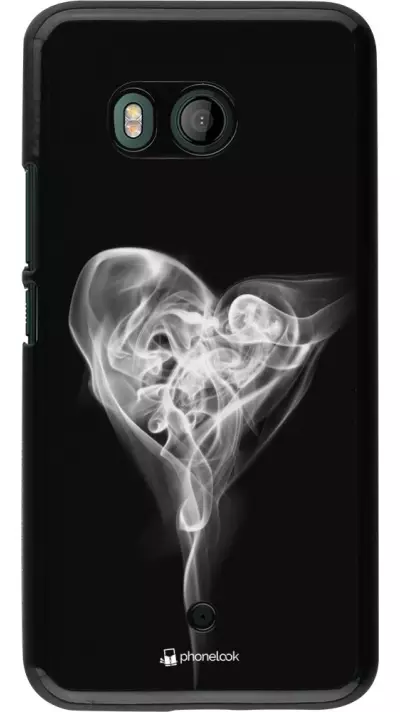 Coque HTC U11 - Valentine 2022 Black Smoke