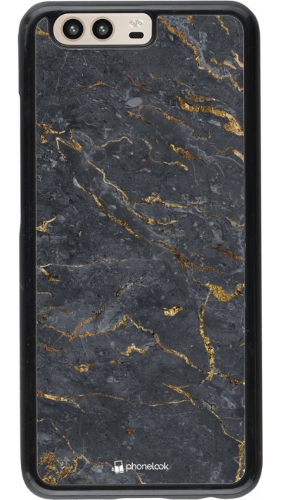 Coque Huawei P10 - Grey Gold Marble