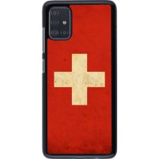 Coque Samsung Galaxy A51 - Vintage Flag SWISS