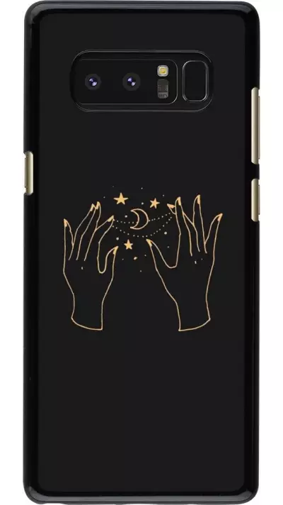 Coque Samsung Galaxy Note8 - Grey magic hands