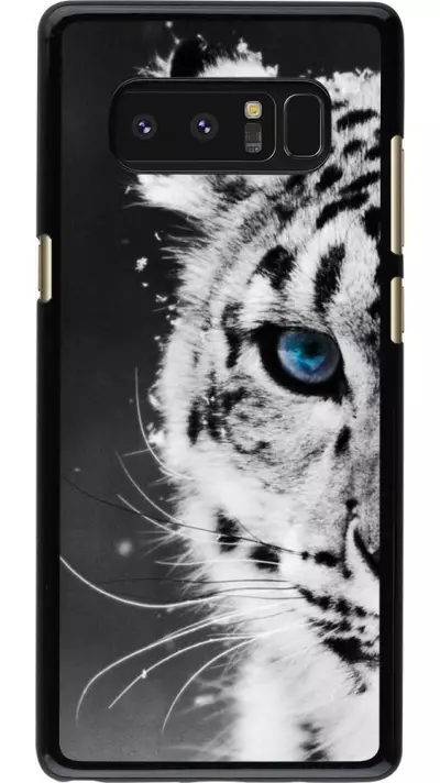Coque Samsung Galaxy Note8 - White tiger blue eye