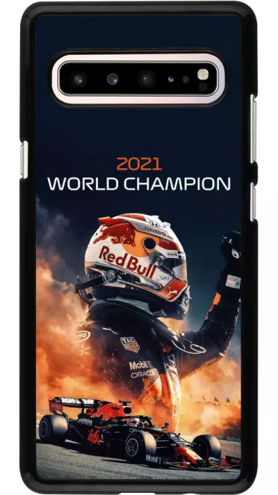 Coque Samsung Galaxy S10 5G - Max Verstappen 2021 World Champion