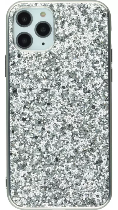 Coque iPhone 11 Pro Max - Paillettes - Argent