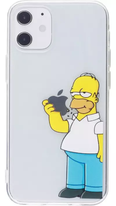 Coque iPhone 12 mini - Homer Simpson