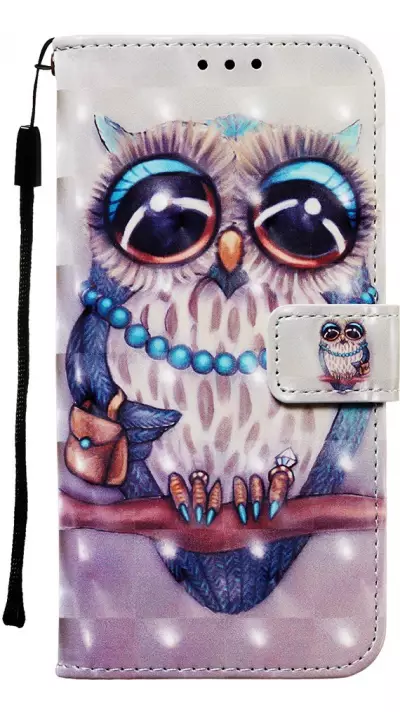 Fourre Samsung Galaxy S20 Ultra - Flip 3D fashion owl