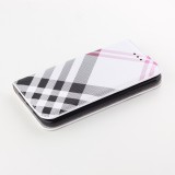 iPhone 13 Pro Max Case Hülle - Flip Lines - Weiss