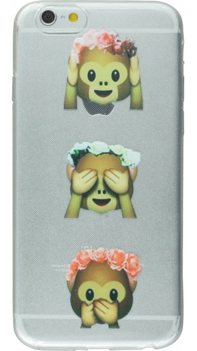 Housse iPhone 6 Plus / 6s Plus - Emoji 3 monkey
